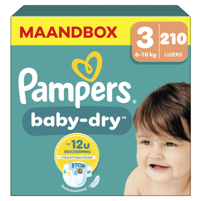 Pampers Baby Dry  luiers maat 3 - 210 stuks