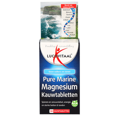 Lucovitaal Pure Marine Magnesium (30 Kauwtabletten)