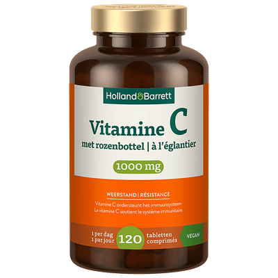 Holland & Barrett Vitamine C met Rozenbottel 1000mg - 120 tabletten