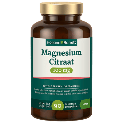 Holland & Barrett Magnesium Citraat 100mg - 90 tabletten