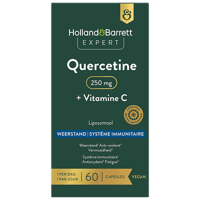 Holland & Barrett Expert Quercetine + Vitamine C 250 mg Liposomaal - 60 capsules