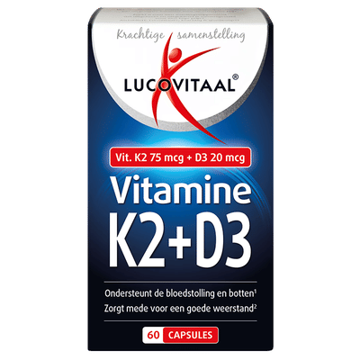 Lucovitaal Vitamine K2 + D3 (60 capsules)