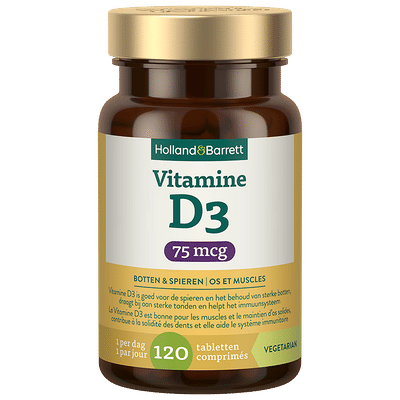Holland & Barrett Vitamine D3 75mcg - 120 tabletten