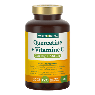 Holland & Barrett Quercetine + Vitamine C 250mg + 700mg - 120 tabletten