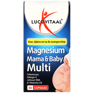 Lucovitaal Magnesium Mama & Baby Multi - 30 capsules