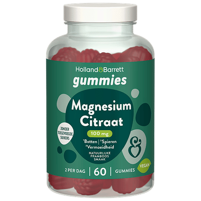 Holland & Barrett Magnesium Citraat Gummies 100mg - 60 gummies