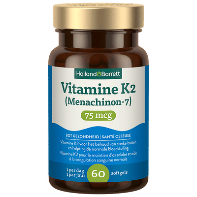 Holland & Barrett Vitamine K2 75mcg - 60 stuks