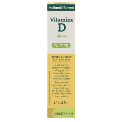 Holland & Barrett Vitamine D Spray 25 mcg - 15 ml