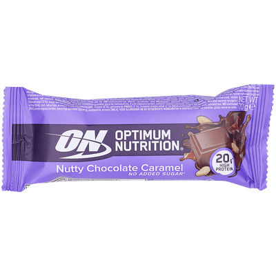 Optimum Nutrition Protein Bar Nutty Chocolate Caramel - 1 reep