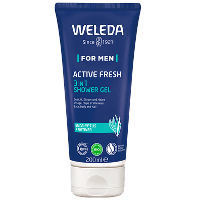Weleda Men Active Fresh Douchegel 3-in-1 – 200ml