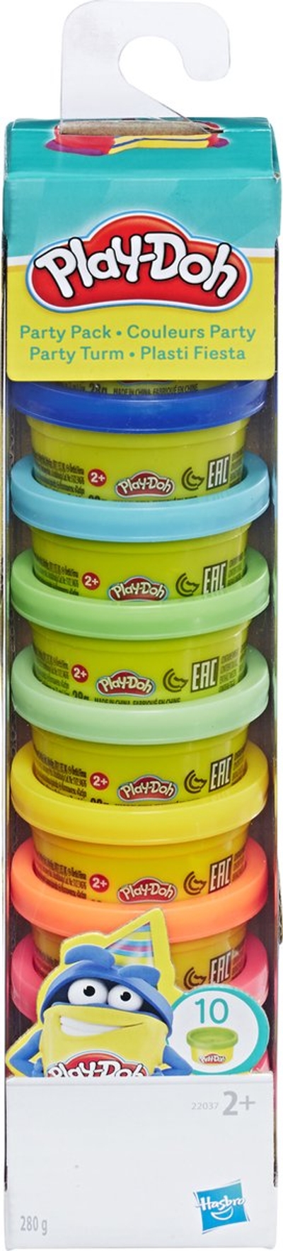 Play Doh Party Pack - Boetseerklei met 10 potjes in diverse kleuren
