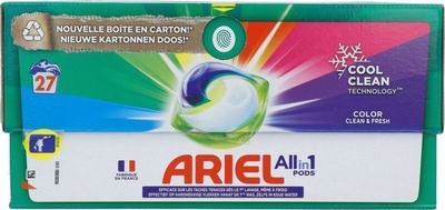 Ariel  wascapsules gekleurde was - 27 wasbeurten