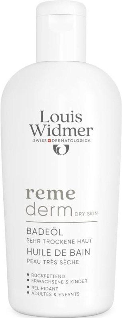 Louis Widmer Remederm Badolie licht geparfumeerd 250 ML