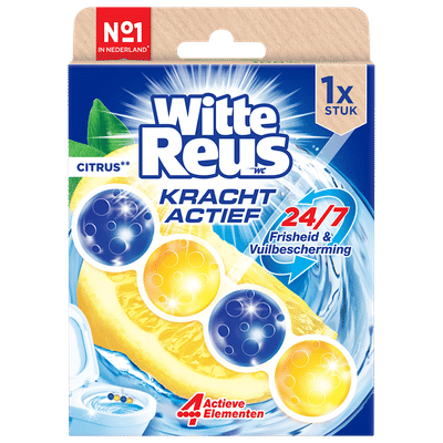 Witte Reus Toiletblok Kracht Actief Citr 1 st