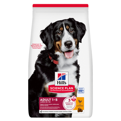 Hill's Science Plan Adult 1-5 Large Breed met Kip Hondenvoer - 6 kg - hondenbrokken