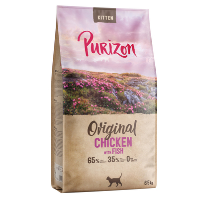 Purizon Kitten Kip & Vis - graanvrij - Nieuw Receptuur: 6.5 kg - kattenbrokken