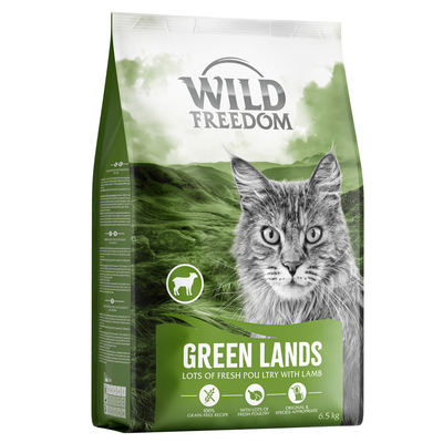 Wild Freedom Adult "Green Lands" met lam - graanvrij recept - Nieuw Receptuur: 6.5 kg - kattenbrokken