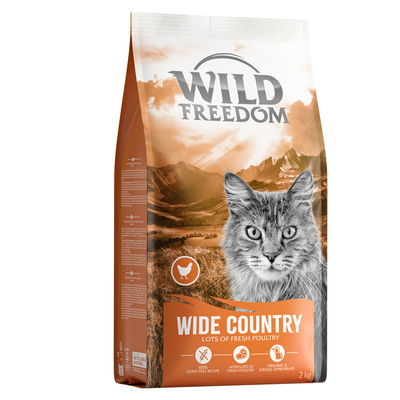 Wild Freedom Adult "Wide Country" Gevogelte - graanvrij recept - 2 kg Nieuw Recept - kattenbrokken