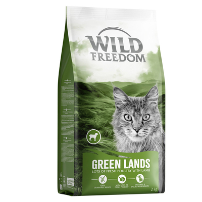 Wild Freedom Adult "Green Lands" met lam - graanvrij recept - Nieuw Receptuur: 2 kg - kattenbrokken