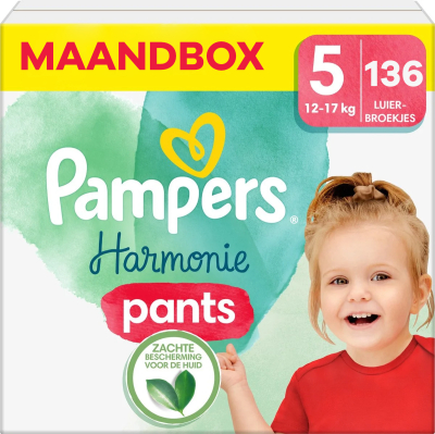 Pampers Harmonie Pants  luierbroekjes maat 5 - 136 stuks
