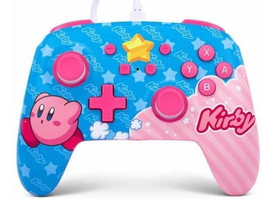 Nintendo Switch - Super Mario Bros PowerA - Switch Wired Controller Kirby