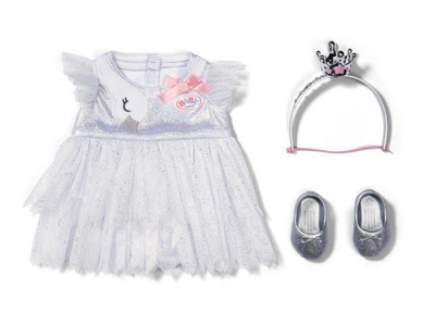 Zapf Creation - BABY born BABY Born Deluxe ballerina outfit 43cm met balletschoenen en kroontje