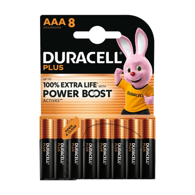 Duracell Alkaline Batterijen Mainline Bst AAA 8 stuks