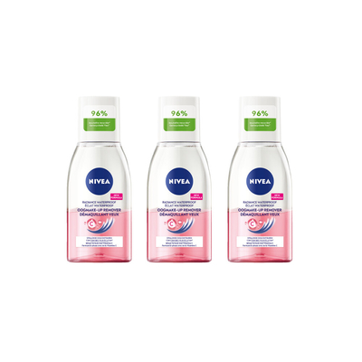 3x NIVEA Oogmake-Up Remover Stralende Oogcontouren 125 ml