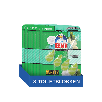 WC Eend Toiletblok Active Clean Garden Escape - 8 stuks