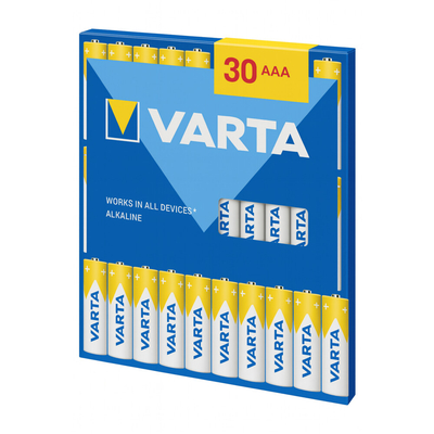 2x Varta Batterijen AAA Blister 30 stuks