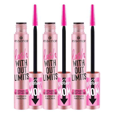 3x essence Lash Without Limits Extreme Lengthening&Voulume Mascara 01 Ultra Black 13 ml