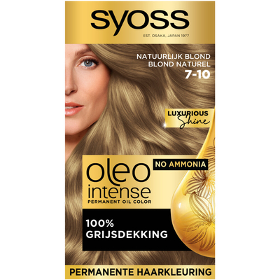 2x Syoss Oleo Intense Haarverf 7-10 Natuurlijk Blond