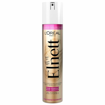 3x L'Oréal Elnett Satin Haarspray Volume Extra Sterk 200 ml