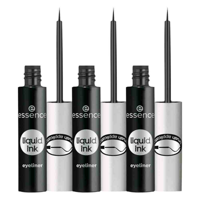 3x essence Liquid Ink Eyeliner Black 3 ml