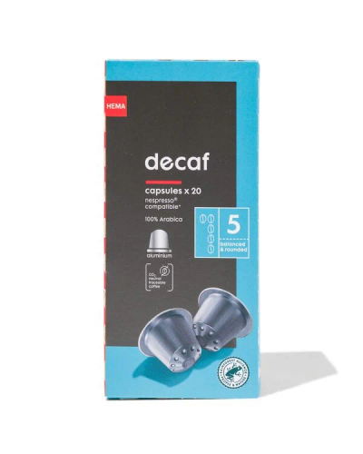 HEMA koffiecups decaf - 20 stuks