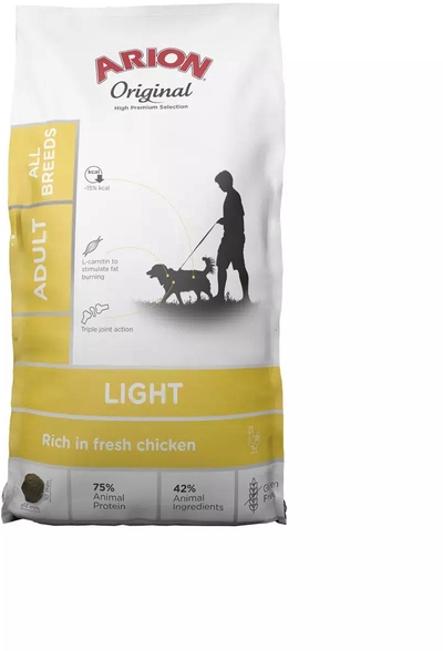 Arion hond Original All breed Light 12kg hondenbrokken
