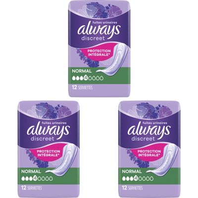 Always Maandverband Discreet Normal 3-pack no_ah_productcategory 3 stuks