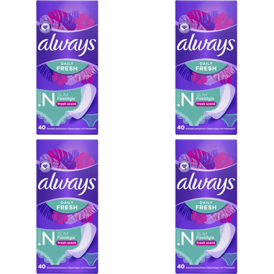 Always Fresh slim flexistyl inlegkruisje 4-pack Inlegkruisjes 4 stuks