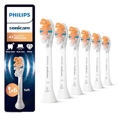 Philips A3 Premium  opzetborstels - 6 stuks