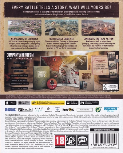 Company Of Heroes 3 - Console Edition PS5