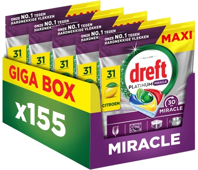 Dreft Citroen vaatwastabletten  - 155 wasbeurten