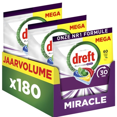 Dreft Citroen vaatwastabletten  - 180 wasbeurten