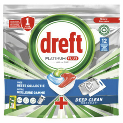 Dreft Plus vaatwastabletten  - 60 wasbeurten