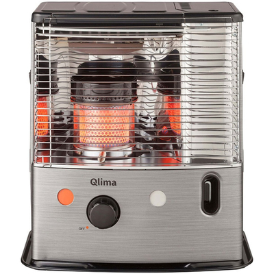 Qlima R 7227 S-TC-2 Stainless steel Elektrische kachel Zwart