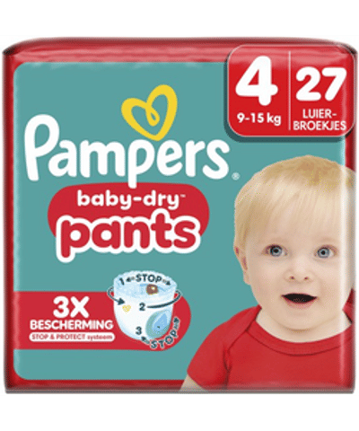Pampers Baby Dry Pants  luierbroekjes maat 4 - 27 stuks