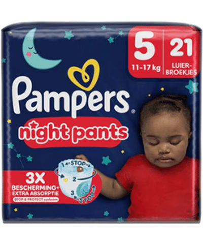 Pampers Baby Dry Night Pants  luierbroekjes maat 5 - 21 stuks
