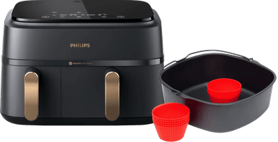 Philips 3000 series Dual Basket NA352/00 + Bakmeesterset