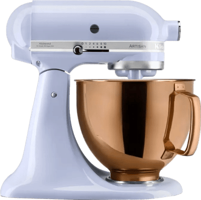KitchenAid Artisan Mixer 5KSM125ELR Paars + Design Mengkom Koper