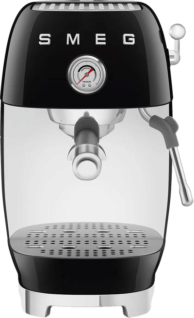SMEG ECF03BLEU 50's Style Handmatige Espressomachine - Zwart