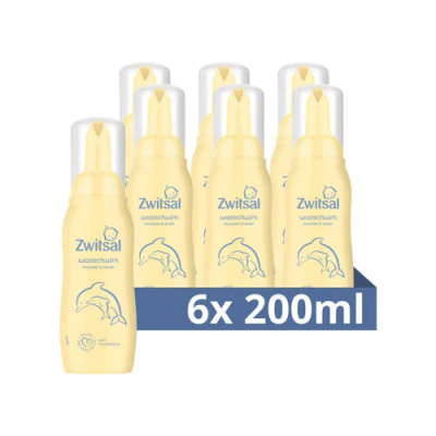 Zwitsal Wasschuim - 6 x 200 ml Badolie/-schuim | Badolie/-schuim van Zwitsal